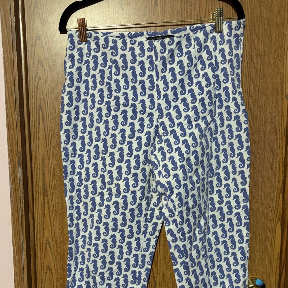 Brooks Brothers Nautical Seahorse Leggings